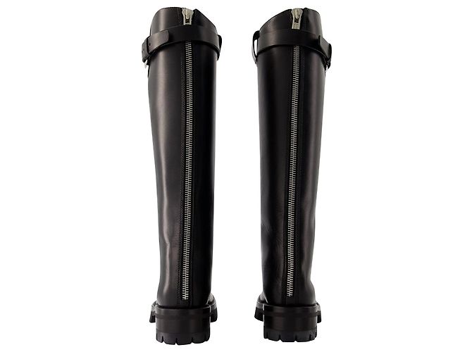 Bottes d'équitation Nes - Ann Demeulemeester - Cuir - Noir - vue 3