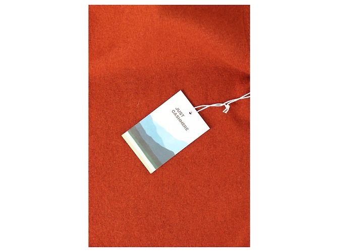 Autre Marque Just Cashmere Rollkragenpullover Orange Kaschmir M - Ansicht 3