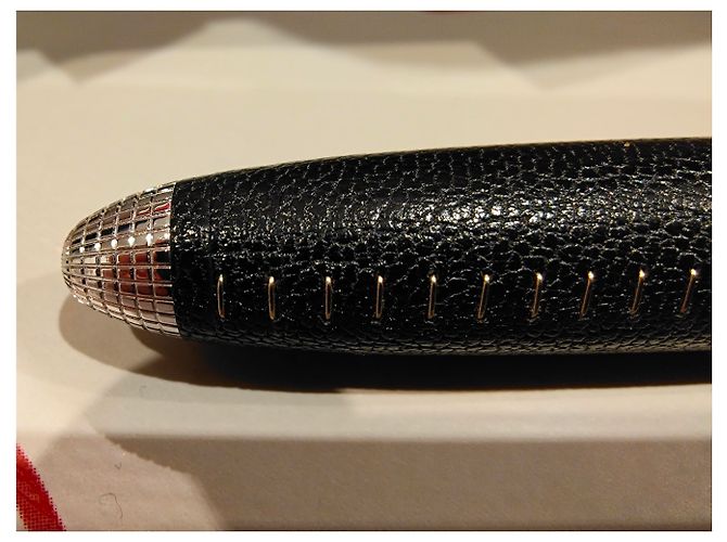 Louis Vuitton Dottore Penna. rodio Nero - vista 15