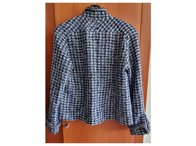 Giacca Chanel Tweed Azul - vista 2
