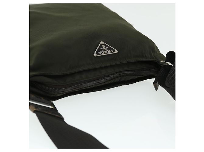PRADA Borsa a spalla Nylon Khaki Auth ac2118 - vista 6