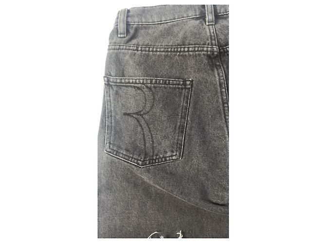 Chaqueta Rouje de algodón gris - vista 4