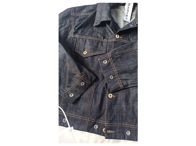 Carven Jeansjacke Blau Größe 36 - Ansicht 3