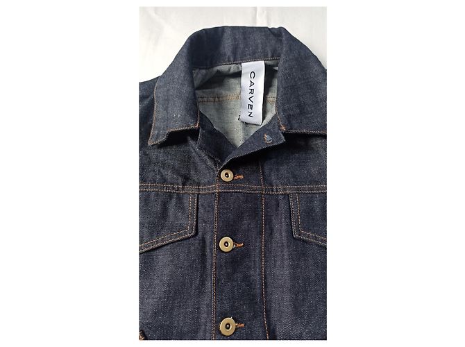 Carven Jeansjacke Blau Größe 36 - Ansicht 4
