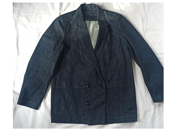 Lemaire Jeansjacke Blau - Ansicht 2