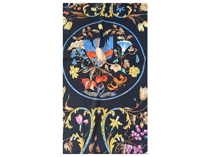 Sciarpa in seta Hermès East and West stones 90x90 Multicolore - vista 3