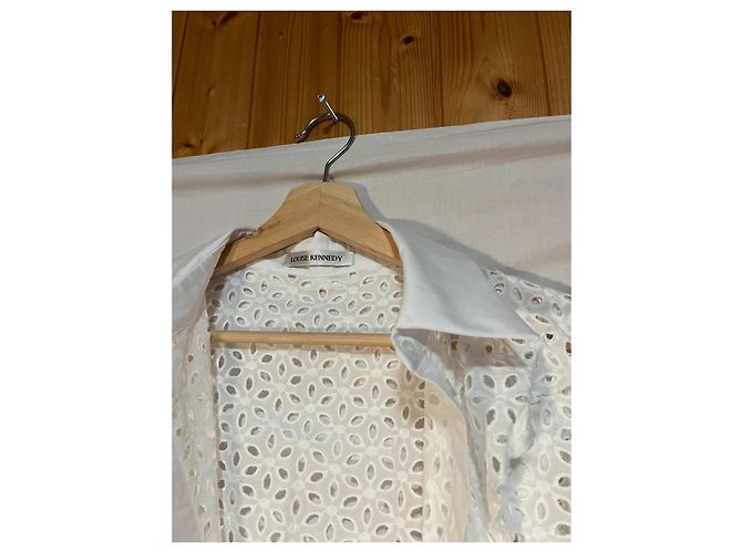Camicetta Louise Kennedy in pizzo beige - vista 3