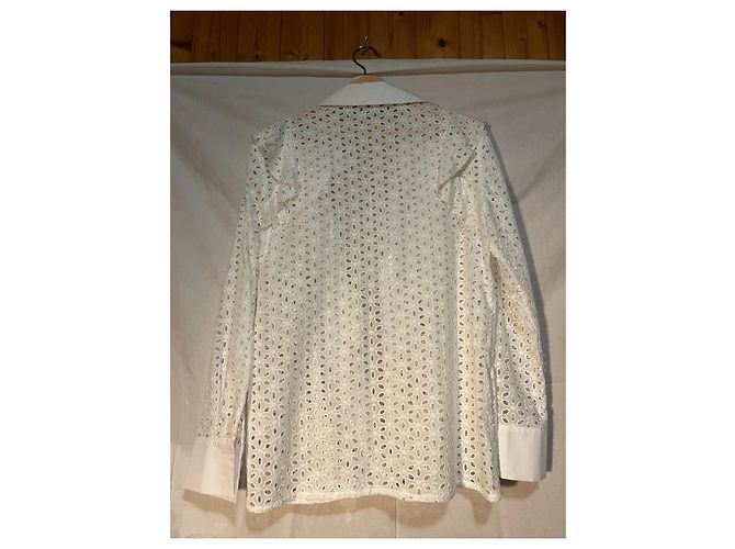 Camicetta Louise Kennedy in pizzo beige - vista 5