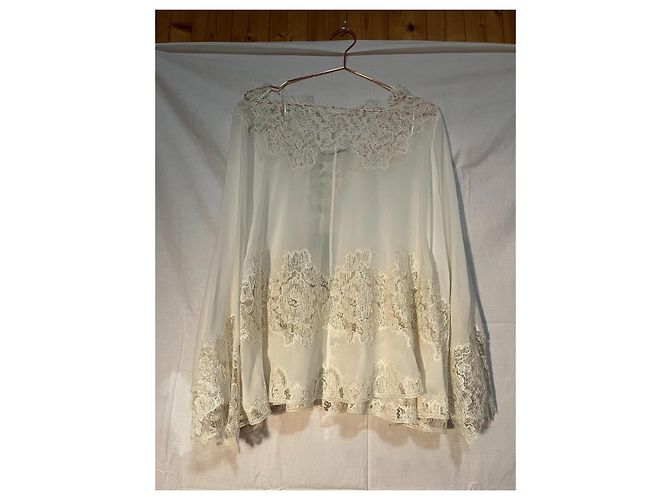Ermanno Scervino Spitzenbluse Beige - Ansicht 4