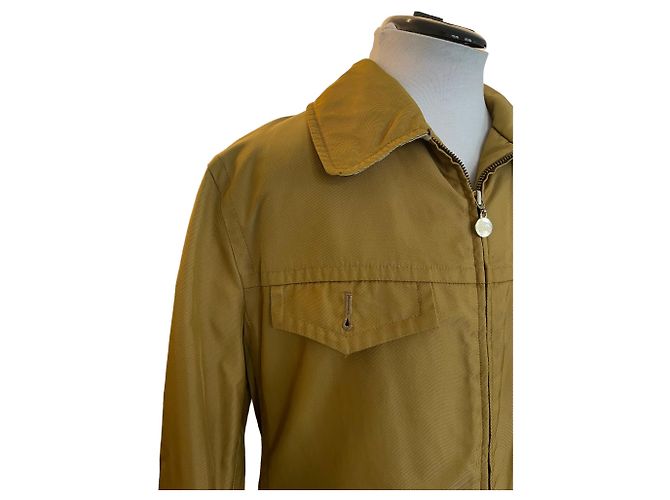 Burberry Chaqueta Impermeable Amarilla de Algodón M Amarillo - vista 4