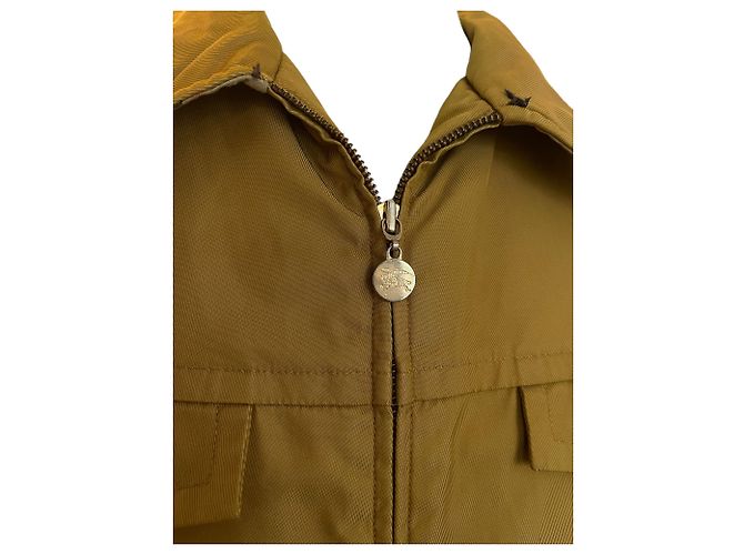 Burberry Chaqueta Impermeable Amarilla de Algodón M Amarillo - vista 5