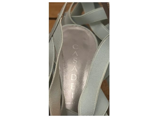 Sandali Casadei in pelle turchese - vista 6