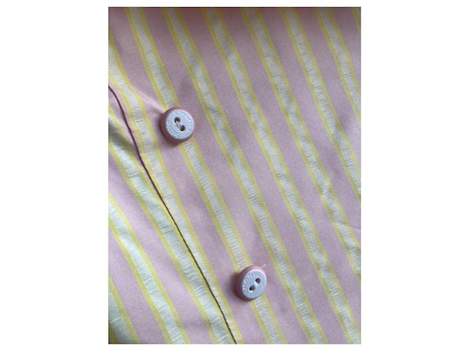 Chanel blusa de seda Rosa Multicolor Amarillo - vista 6
