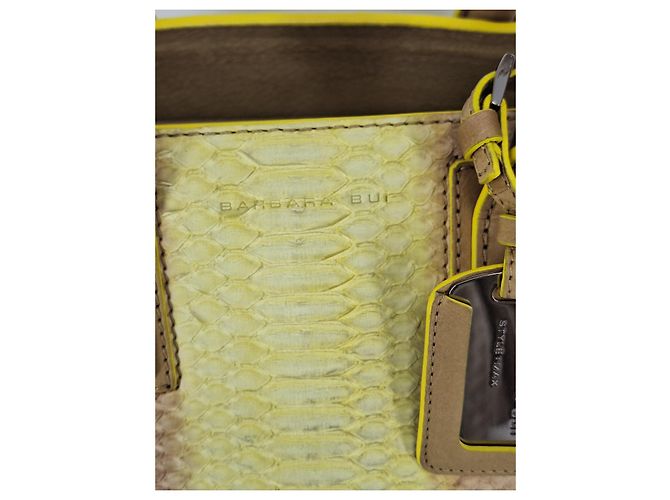 #barbara bui #borsa a mano #tote bag Marrone Beige Stampa python Giallo Taupe Crema Cognac Bianco sporco Corallo Nocciola Bronzo Castagno Marrone chiaro Caramello Marrone scuro Rame Cammello - vista 11