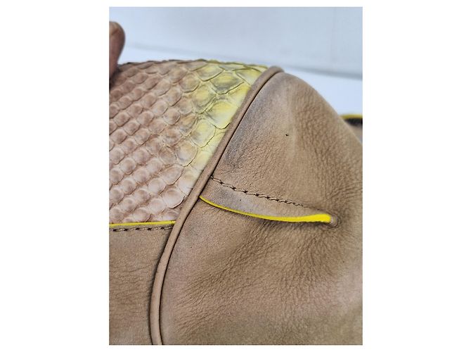 #barbara bui #borsa a mano #tote bag Marrone Beige Stampa python Giallo Taupe Crema Cognac Bianco sporco Corallo Nocciola Bronzo Castagno Marrone chiaro Caramello Marrone scuro Rame Cammello - vista 16