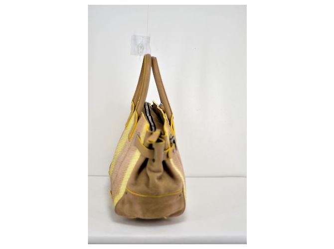 #barbara bui #borsa a mano #tote bag Marrone Beige Stampa python Giallo Taupe Crema Cognac Bianco sporco Corallo Nocciola Bronzo Castagno Marrone chiaro Caramello Marrone scuro Rame Cammello - vista 3