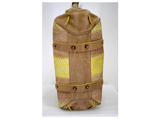#barbara bui #borsa a mano #tote bag Marrone Beige Stampa python Giallo Taupe Crema Cognac Bianco sporco Corallo Nocciola Bronzo Castagno Marrone chiaro Caramello Marrone scuro Rame Cammello - vista 8