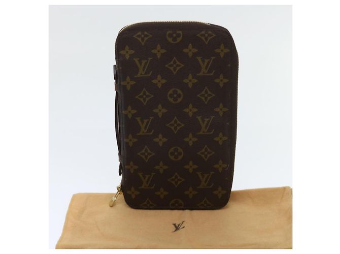 LOUIS VUITTON Monogram Organizer De Voyage Travel Case M60119 LV Auth 51910 Monograma - vista 12