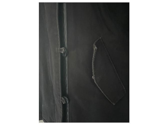 Maje Parka in cotone nero - vista 3