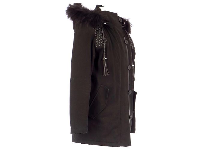 Maje Parka in cotone nero - vista 6