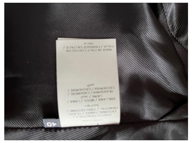 Tom Ford Blazerjacke Dunkelgrau Kaschmir Wolle Anthrazitgrau - Ansicht 4