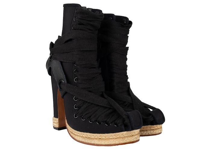 Autre Marque Collezione Privée Scarpe con tacco stringate Nero - vista 2