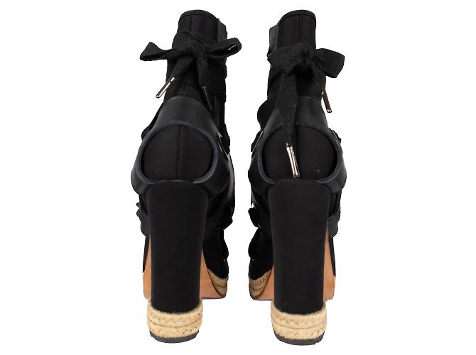 Autre Marque Collezione Privée Scarpe con tacco stringate Nero - vista 3