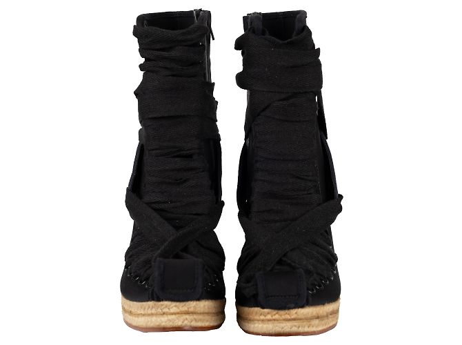 Autre Marque Collezione Privée Scarpe con tacco stringate Nero - vista 4