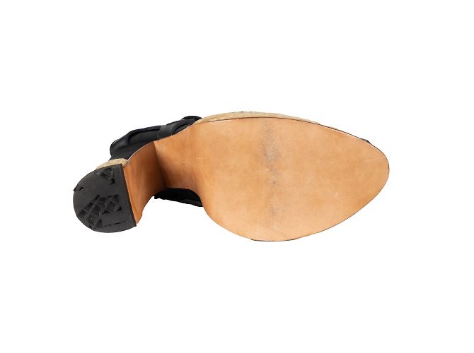 Autre Marque Collezione Privée Scarpe con tacco stringate Nero - vista 7