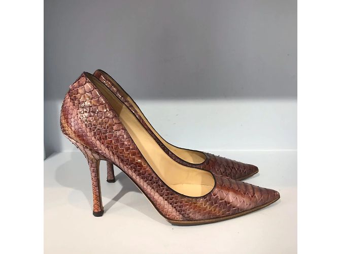 JIMMY CHOO Tacchi T.EU 41 Pelli esotiche Bordò - vista 2