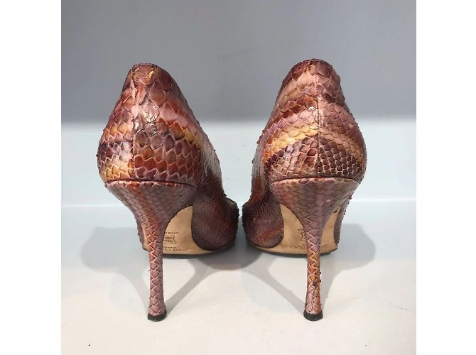 JIMMY CHOO Tacchi T.EU 41 Pelli esotiche Bordò - vista 4