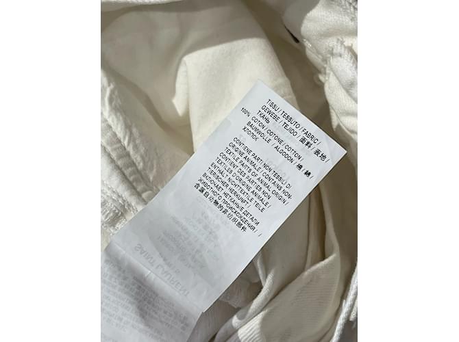 Jeans SAINT LAURENT T.US 29 Algodón Blanco - vista 8