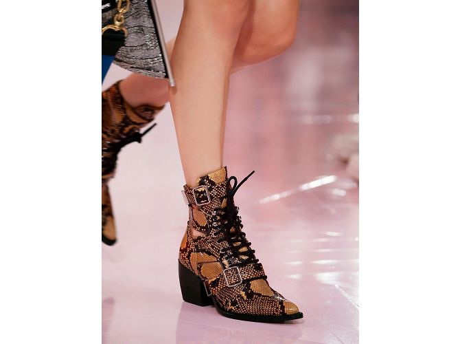 Chloé Botines CHLOE T.EU 38 Cuero Camello - vista 2
