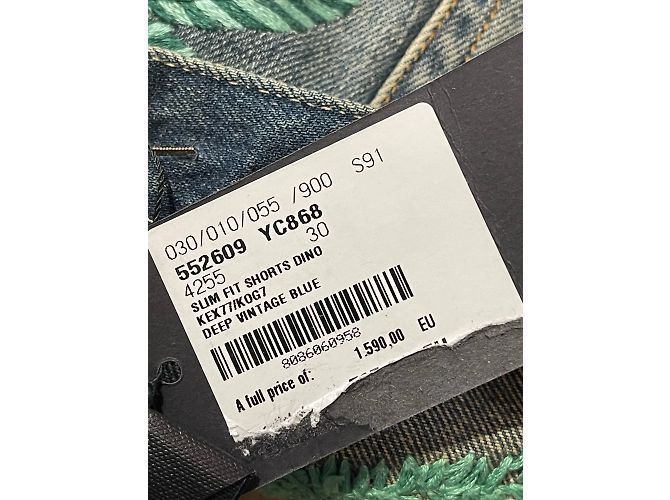 Shorts SAINT LAURENT T.FR 40 Algodón Azul - vista 7