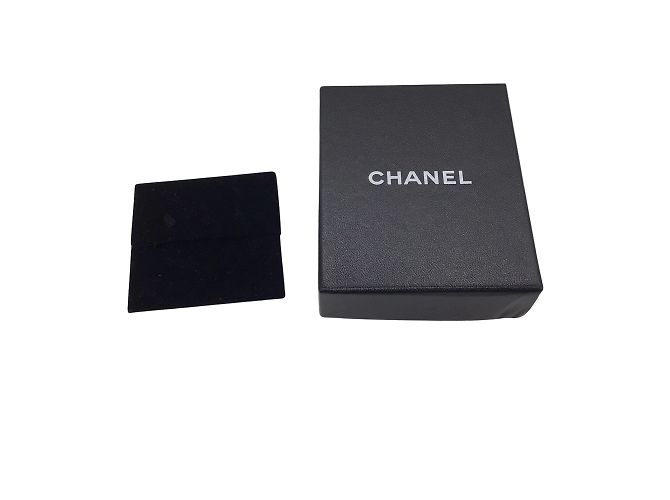Chanel blu / Gold-Tone 2008 Set di due pezzi di orecchini a clip e bracciale con pietra con logo CC D'oro - vista 6