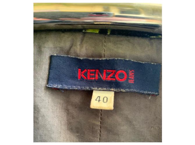 Giacca Kenzo in velluto floreale nero Multicolore - vista 2