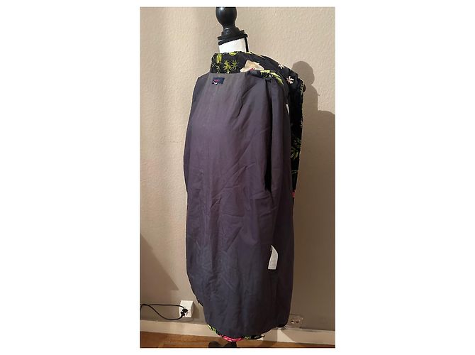 Giacca Kenzo in velluto floreale nero Multicolore - vista 8