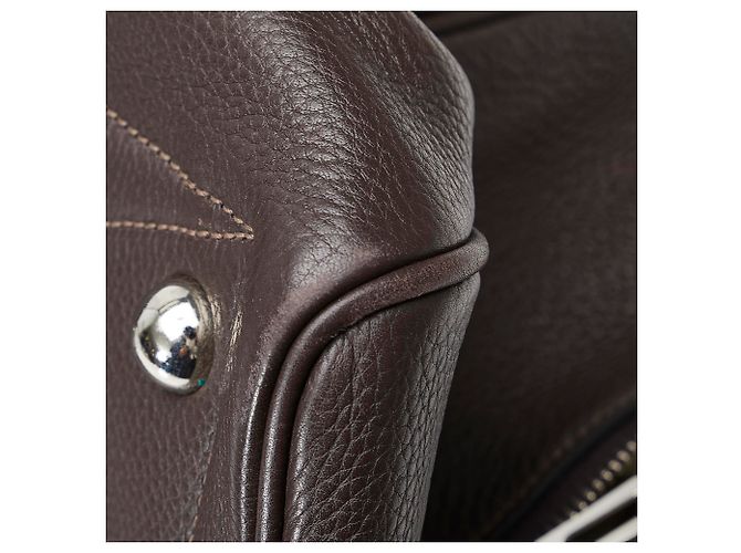 Hermès Hermes Brown Clemence Victoria 50 Marrone Marrone scuro - vista 12
