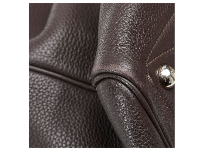 Hermès Hermes Brown Clemence Victoria 50 Marrone Marrone scuro - vista 13