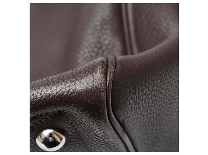 Hermès Hermes Brown Clemence Victoria 50 Marrone Marrone scuro - vista 14