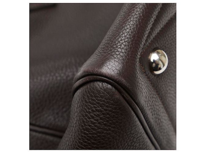 Hermès Hermes Brown Clemence Victoria 50 Marrone Marrone scuro - vista 15
