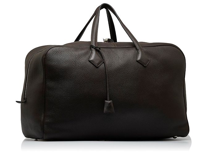 Hermès Hermes Brown Clemence Victoria 50 Marrone Marrone scuro - vista 2