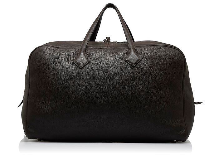 Hermès Hermes Brown Clemence Victoria 50 Marrone Marrone scuro - vista 3