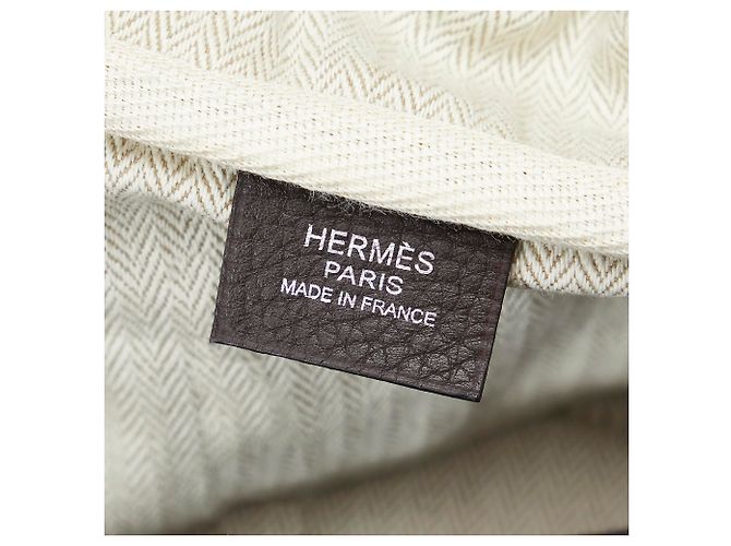 Hermès Hermes Brown Clemence Victoria 50 Marrone Marrone scuro - vista 6