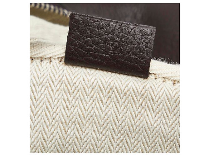 Hermès Hermes Brown Clemence Victoria 50 Marrone Marrone scuro - vista 7