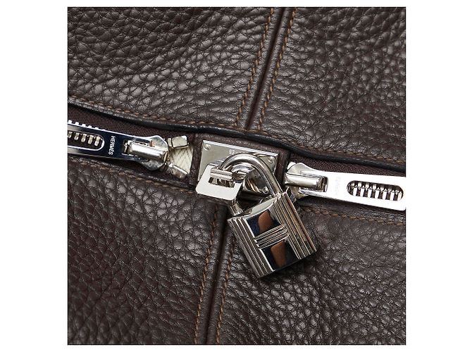 Hermès Hermes Brown Clemence Victoria 50 Marrone Marrone scuro - vista 9