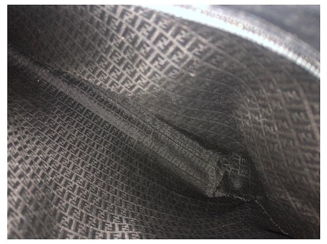 Borsa Fendi in pelle intrecciata nera Nero - vista 6