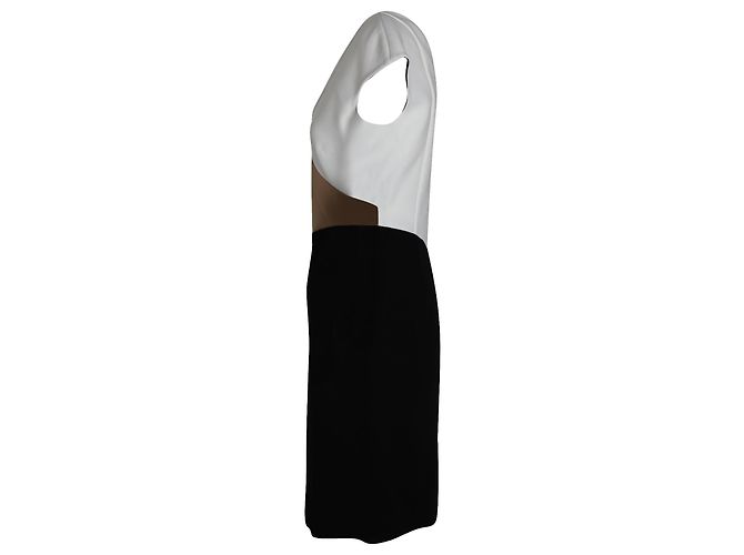 Diane Von Furstenberg Color-Block Dress in Multicolor Triacetate Python print - view 2