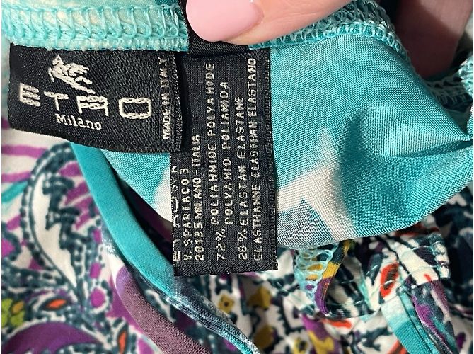 ETRO Bademode T.IT 44 Synthetisch Grün - Ansicht 6