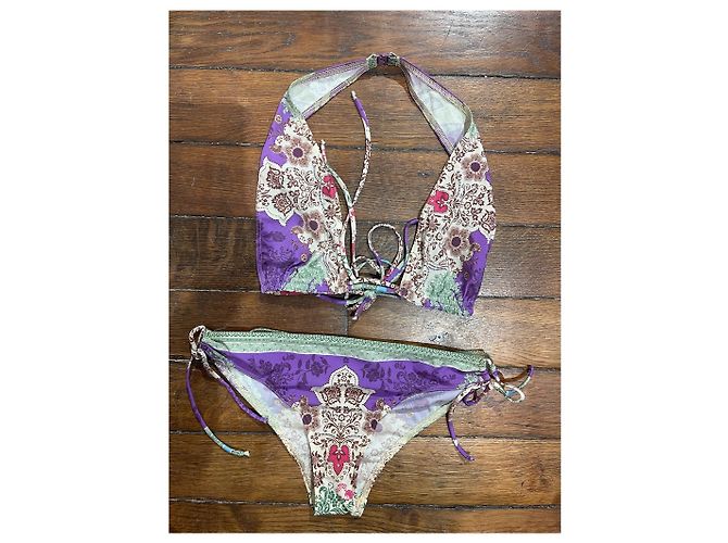 ETRO Badebekleidung T.IT 44 Synthetisch Lila - Ansicht 2